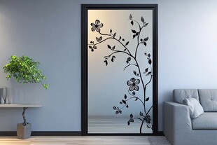 艺术玻璃推拉门