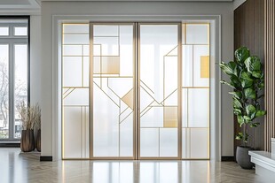 轻奢推拉门