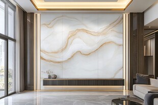 轻奢大理石背景墙