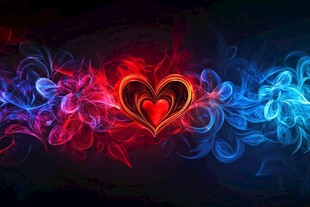 爱心浪漫梦幻素材