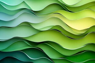 绿色渐变扭曲的