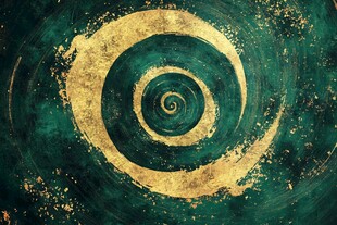 漩涡星系装饰画