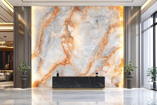 轻奢大理石背景墙