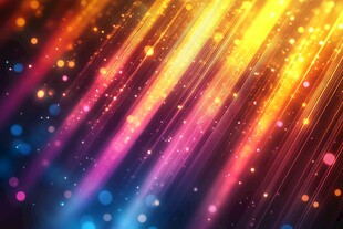 色彩斑斓梦幻灯光