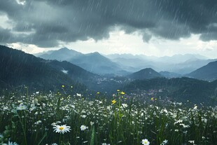 山区降雨