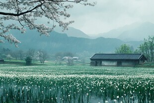 唯美田园美景