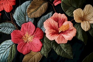 3d立体花壁纸