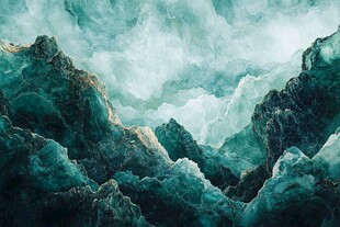 巨幅山水抽象画