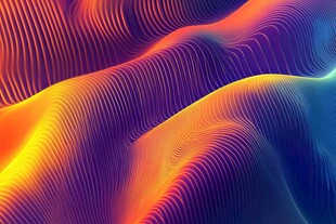 幻彩流体抽象线条背景