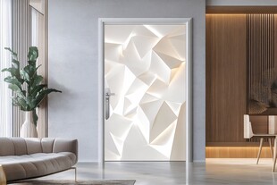 轻奢木门场景效果