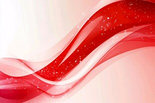红色浪漫波纹背景