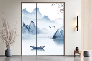 新中式山水门窗