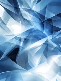 酷炫蓝水晶立体背景