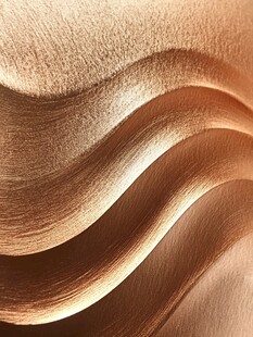 热情橙色静谧蓝色背景