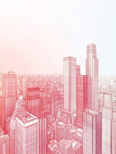 红色城市论坛背景