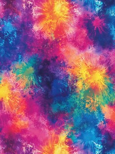 彩色喷溅大气背景