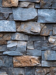 蓝色墙面文化石墙面