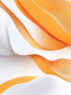 橙色背景条纹流动线条