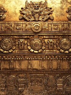 青铜质感古典元素