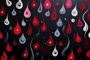 流动液滴状艺术背景