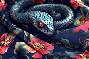 苏花蛇菰包装插画