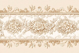 欧式提花绣花卷草壁纸