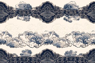 清朝云图高端云纹装饰