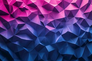 蓝紫色超强立体背景