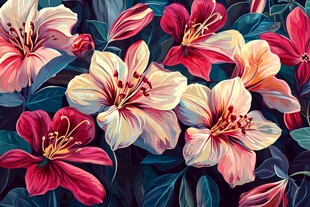 满版火鹤花背景