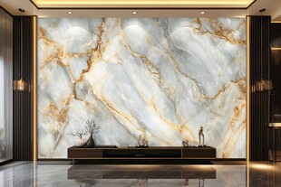 轻奢大理石背景墙