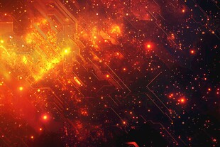 金色无限科技背景