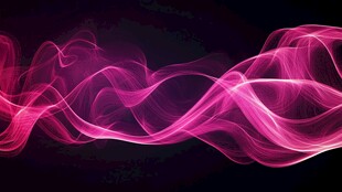 梦幻光效粉色线条