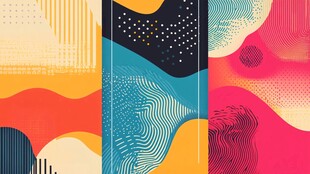 孟菲斯色块拼接