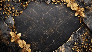 黑金大理石背景