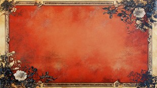 复古红色婚礼背景