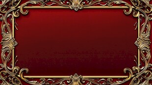 红金色欧式背景