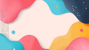 扁平流体风年会背景