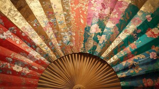 日本扇素材