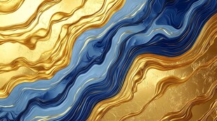 金色抽象流体纹理背景