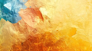 抽象箔金拼接色块