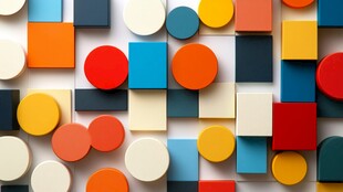 动感模块化创意背景