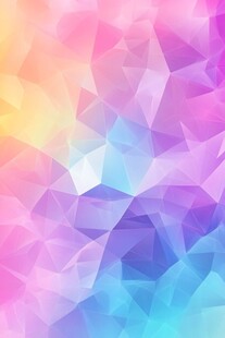 炫彩多边形底纹