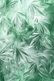 绿水晶立体背景墙