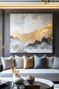 轻奢中式晶瓷画