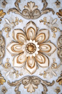 欧式立体浮雕花纹
