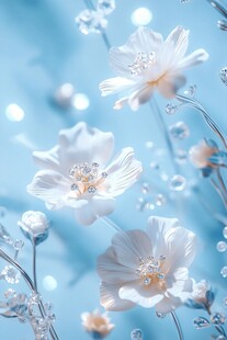 3d立体唯美花卉