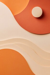 简洁大气拼色曲线纹理