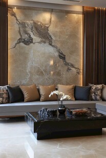 岩板客厅场景素材