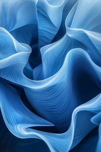蓝色抽象意境