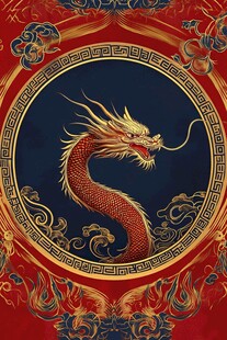 龙年高端大气图案